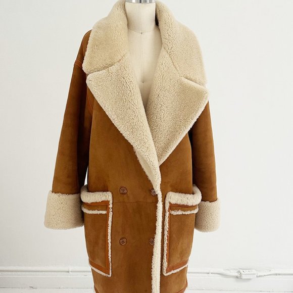 Arje Amo Reversible Shearling Coat - Worn only a few times, Impeccable condition - Picture 1 of 5